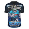New South Wales Blues Rugby Jersey Origin Final Battle Rising Glory