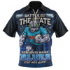 New South Wales Blues Zip Polo Shirt Origin Final Battle Rising Glory