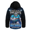 New South Wales Blues Hooded Padded Jacket Origin Final Battle Rising Glory