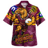Brisbane Broncos Hawaiian Shirt NAIDOC Week 2026 Forged In Deadly Spirit