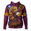 Brisbane Broncos Hoodie NAIDOC Week 2026 Forged In Deadly Spirit