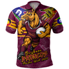 Brisbane Broncos Polo Shirt NAIDOC Week 2026 Forged In Deadly Spirit