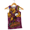 Brisbane Broncos Men Singlet NAIDOC Week 2026 Forged In Deadly Spirit