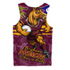 Brisbane Broncos Men Singlet NAIDOC Week 2026 Forged In Deadly Spirit