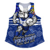 Canterbury-Bankstown Bulldogs Women Racerback Singlet NAIDOC Week 2026 Forged In Deadly Spirit
