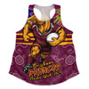 Brisbane Broncos Women Racerback Singlet NAIDOC Week 2026 Forged In Deadly Spirit
