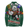South Sydney Rabbitohs Long Sleeve Polo Shirt NAIDOC Week 2026 Forged In Deadly Spirit