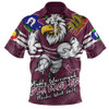 Manly Warringah Sea Eagles Zip Polo Shirt NAIDOC Week 2026 Forged In Deadly Spirit