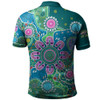 Indigenous Australian Aboriginal Polo Shirt Naidoc Sacred Tracks Culture Spirit