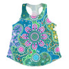 Indigenous Australian Aboriginal Women Racerback Singlet Naidoc Sacred Tracks Culture Spirit