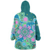 Indigenous Australian Aboriginal Snug Hoodie Naidoc Sacred Tracks Culture Spirit