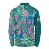Indigenous Australian Aboriginal Long Sleeve Polo Shirt Naidoc Sacred Tracks Culture Spirit