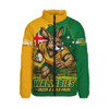 Aussie Wallabies Padded Jacket Rising Green Gold Nations Championship Force
