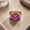 Brisbane Lions Rings Heritage Crest Loyal Spirit