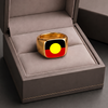 Australia Rings Aboriginal Flag Pride Spirit