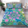 Indigenous Australian Aboriginal Bedding Set Sacred Journey Tracks Culture Spirit