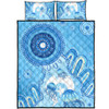 Indigenous Australian Aboriginal Quilt Bed Set Ocean Dreaming Jellyfish Tracks Pride