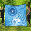 Indigenous Australian Aboriginal Quilt Ocean Dreaming Jellyfish Tracks Pride