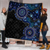 Indigenous Australian Aboriginal Quilt Spirit Tracks Connection Through Sea Country