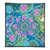 Indigenous Australian Aboriginal Quilt Sacred Journey Tracks Culture Spirit