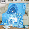 Indigenous Australian Aboriginal Blanket Ocean Dreaming Jellyfish Tracks Pride