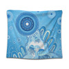 Indigenous Australian Aboriginal Tapestry Ocean Dreaming Jellyfish Tracks Pride