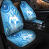 Indigenous Australian Aboriginal Car Seat Cover Ocean Dreaming Jellyfish Tracks Pride