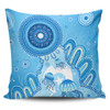 Indigenous Australian Aboriginal Pillow Cases Ocean Dreaming Jellyfish Tracks Pride