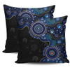 Indigenous Australian Aboriginal Pillow Cases Spirit Tracks Connection Through Sea Country