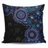 Indigenous Australian Aboriginal Pillow Cases Spirit Tracks Connection Through Sea Country