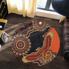 Indigenous Australian Aboriginal Round Rug Eagle Pride Spirit Of Country