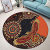 Indigenous Australian Aboriginal Round Rug Eagle Pride Spirit Of Country