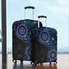 Indigenous Australian Aboriginal Luggage Cover Spirit Tracks Connection Through Sea Country