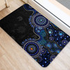 Indigenous Australian Aboriginal Doormat Spirit Tracks Connection Through Sea Country