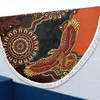 Indigenous Australian Aboriginal Beach Blanket Eagle Pride Spirit Of Country