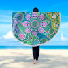 Indigenous Australian Aboriginal Beach Blanket Sacred Journey Tracks Culture Spirit