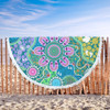 Indigenous Australian Aboriginal Beach Blanket Sacred Journey Tracks Culture Spirit
