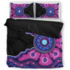 Indigenous Australian Aboriginal Bedding Set Sacred Ancestral Spirit Journey Paths