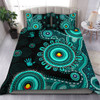 Indigenous Australian Aboriginal Bedding Set Memory Circle Of Country Spirit