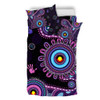 Indigenous Australian Aboriginal Bedding Set Memory Circle Of Country Spirit