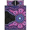 Indigenous Australian Aboriginal Quilt Bed Set Sacred Ancestral Spirit Journey Paths