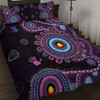 Indigenous Australian Aboriginal Quilt Bed Set Memory Circle Of Country Spirit