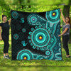 Indigenous Australian Aboriginal Quilt Memory Circle Of Country Spirit