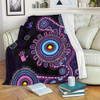Indigenous Australian Aboriginal Blanket Memory Circle Of Country Spirit