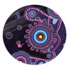 Indigenous Australian Aboriginal Round Rug Memory Circle Of Country Spirit