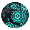 Indigenous Australian Aboriginal Round Rug Memory Circle Of Country Spirit