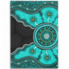Indigenous Australian Aboriginal Area Rug Sacred Ancestral Spirit Journey Paths