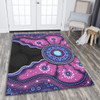 Indigenous Australian Aboriginal Area Rug Sacred Ancestral Spirit Journey Paths