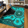 Indigenous Australian Aboriginal Area Rug Sacred Ancestral Spirit Journey Paths