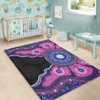 Indigenous Australian Aboriginal Area Rug Sacred Ancestral Spirit Journey Paths
